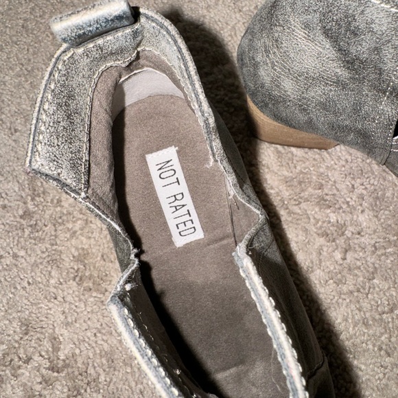 Not Rated Gray Booties - Picture 4 of 6